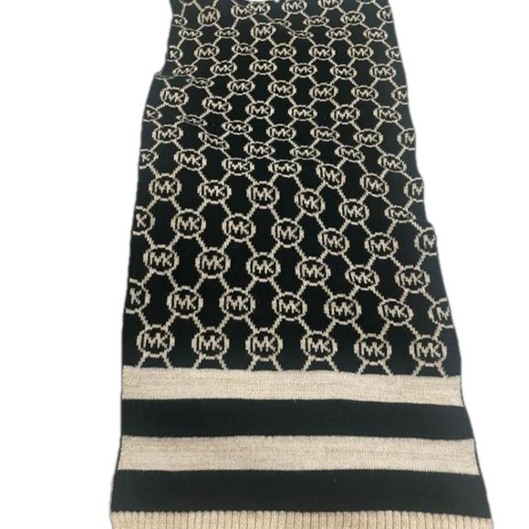 Michael Michael Kors reversible scarf with logo and glitter.  Super sparkly! Y - Picture 1 of 3
